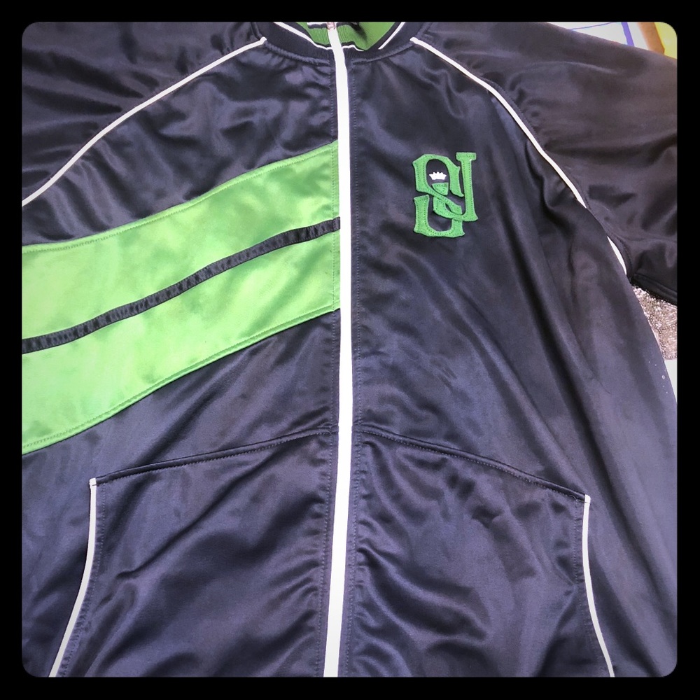 Sean john front zip track jacket